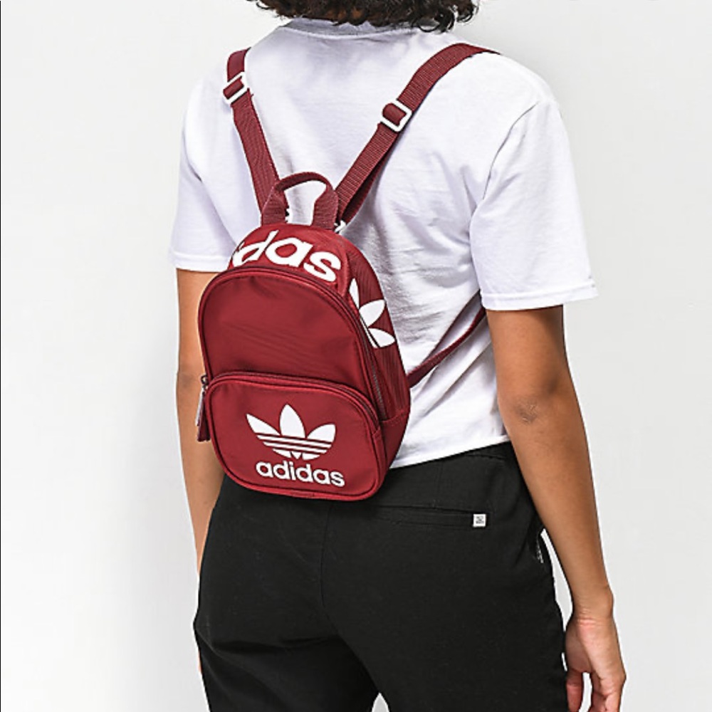 Adidas Santiago Mini Backpack in Burgundy